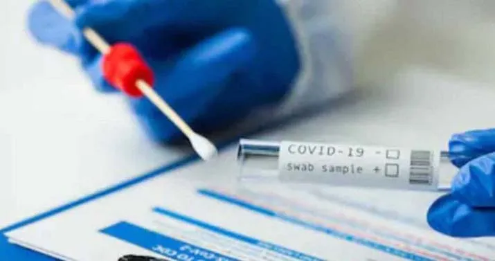 Ilustrasi swab, covid 19