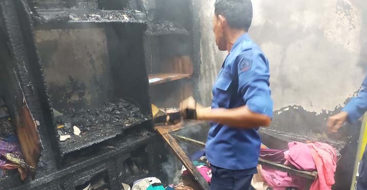 Tiga Unit Rumah di Mandonga Kendari Terbakar