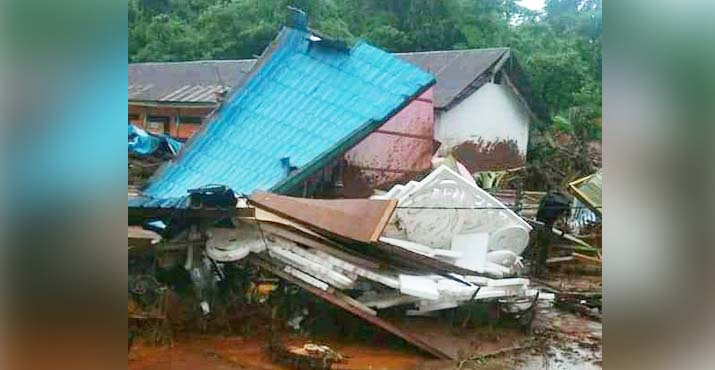 Warga Desa Tapunggaya Sebut Longsor Terjadi akibat Tanggul PT Cinta Jaya Jebol