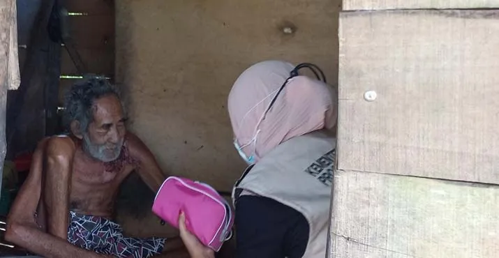 Loka Minaula Kendari Berhasil Evakuasi Lansia yang Sempat Terlantar