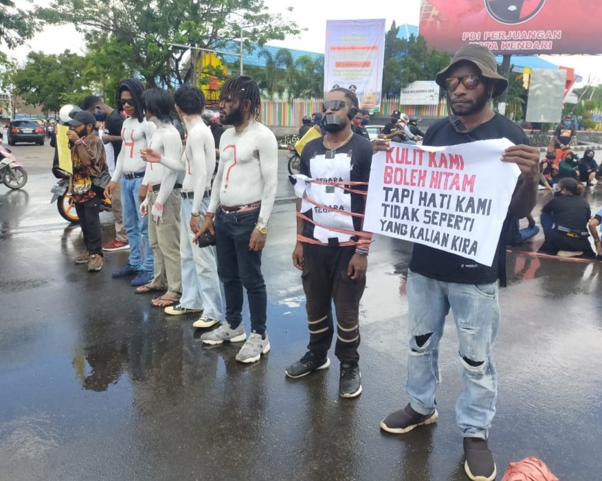 Buntut Kasus di Merauke, Mahasiswa Papua di Kendari: Hentikan Perlakuan Rasis kepada Masyarakat Papua