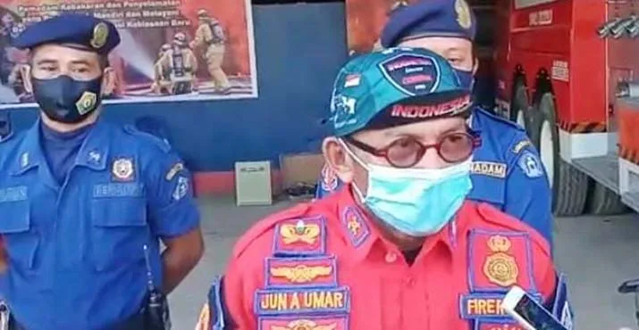 Kepala Dinas Damkar Kota Kendari Junaidin Umar