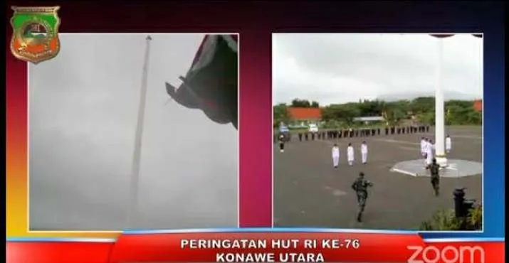 Bendera Merah Putih Jatuh, Bupati Konawe Utara Ucapkan Permohonan Maaf