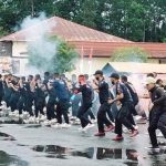 Kawal Para Atlet di Ajang PON Papua, Brimob Polda Sultra Gelar Simulasi Pengamanan