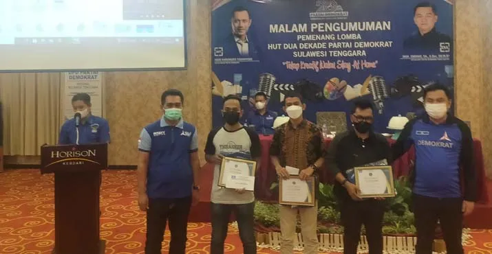Jelang Dua Dekade, Demokrat Sultra Gelar Lomba Bertema Tetap Kreatif Walau Stay at Home
