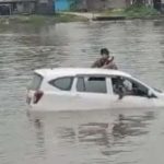 Hendak Menyeberang, Satu Unit Mobil di Konawe Tenggelam Terseret Arus