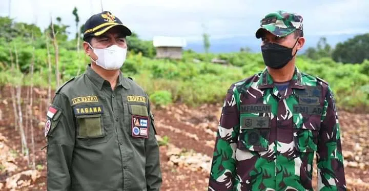 Bupati Bersama Dandim 1413 Buton Tinjau Lokasi Tanah Hibah di Desa Gunung Jaya