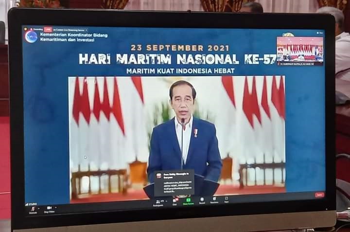 Pemprov Sultra Ikut Peringatan Hari Maritim, Jokowi: Indonesia Layak Jadi Poros Maritim Dunia
