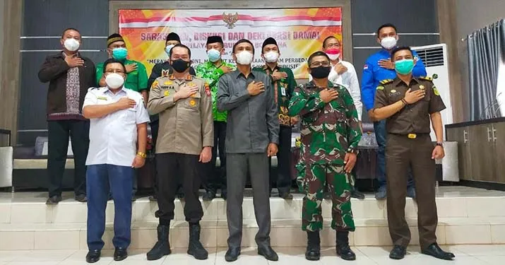 Wujudkan Situasi Kondusif, Mapolres Bombana Deklarasi Damai