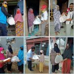 Camat Mandonga Tuntas Salurkan Bantuan pada Warga Terdampak Covid-19