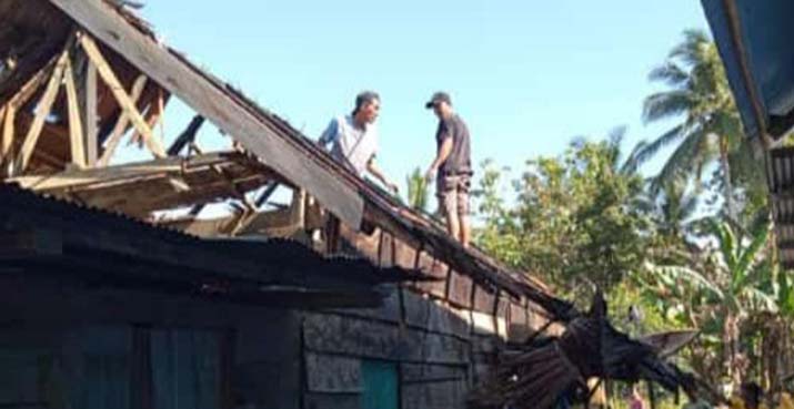 Diduga Lalai Matikan Tungku, Satu Unit Rumah di Koltim Nyaris Terbakar