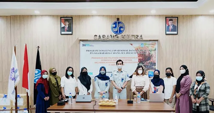 Jasa Raharja Sultra Gelar Pendidikan dan Pelatihan Kewirausahaan kepada Ahli Waris