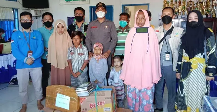 Sinergi Loka Minaula Kendari dan Dinsos Bombana Jangkau 6 Anak Yatim Piatu