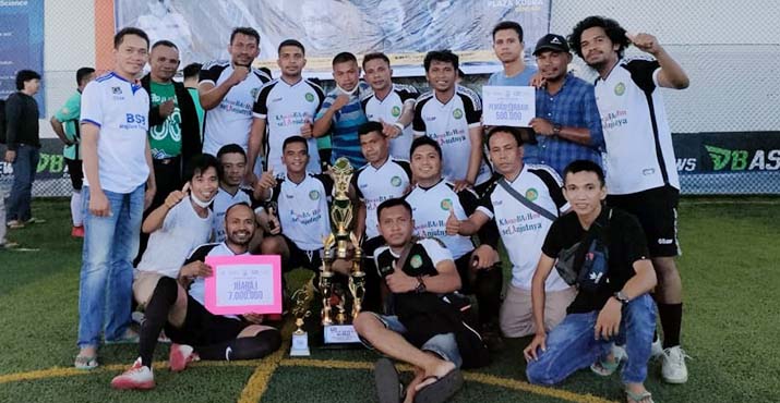 Top! Pers Mubar A Juara I Turnamen Liga Jurnalis Cup I Sultra