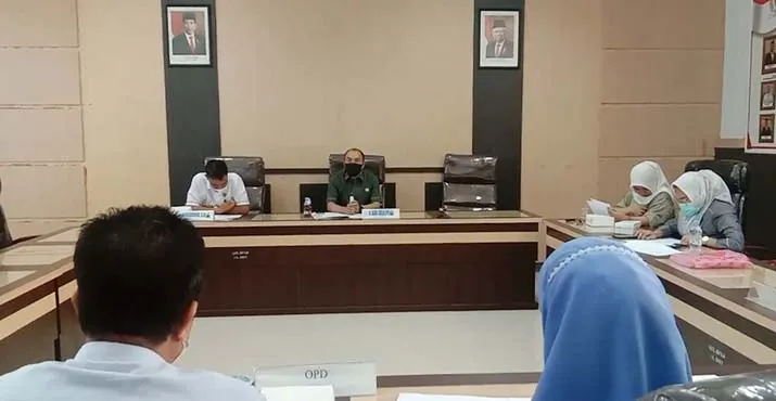 Hearing DPRD dan PDAM Kendari Soal Pelayanan Air Bersih Mantap Terapkan Prokes Covid-19