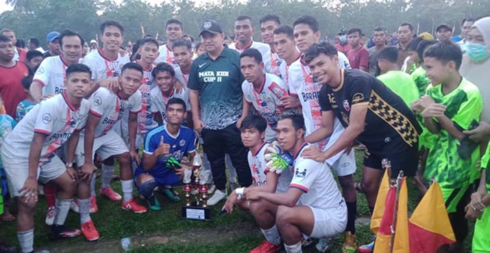 Top! Mabes Barangka Juara Turnamen Matakidi Cup II
