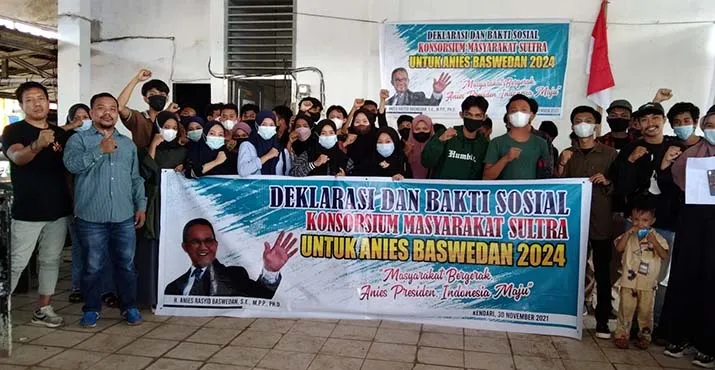 KM Sultra Deklarasikan Diri dan Dukung Anies Baswedan Maju Capres 2024