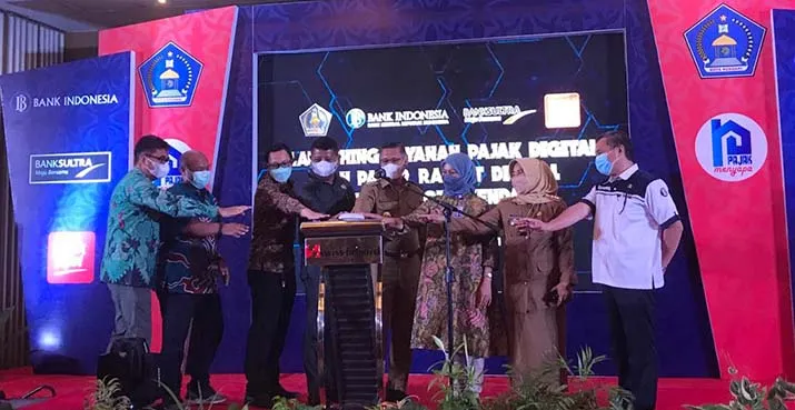 Pemkot Kendari dan Bapenda Sultra Launching Layanan Pajak dan Pasar Rakyat Digital Tahap II