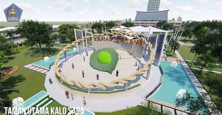 Target 2022 Taman Kalosara Tuntas Dikerjakan, Wali Kota Kendari: Ini Bentuk Perhatian dan Pelestarian Budaya