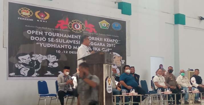 Wali Kota Kendari Buka Kejuaraan Turnament Shorinji Kempo Dojo se Sulawesi Tenggara 2021