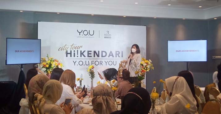 Jalin Relasi dengan Wanita Indonesia, Y.O.U Beauty Gelar City Tour di Kendari
