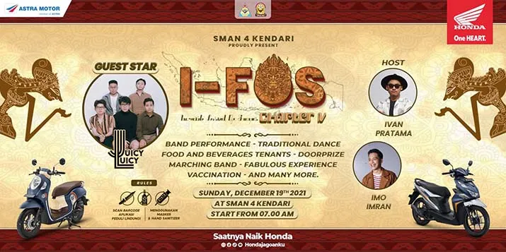 Honda Tebar Hadiah di Gelaran IFOS 2021 Kendari