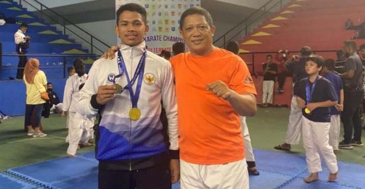 Karateka Sultra Asal Mubar Jadi Atlet Best of The Best dan Raih Emas di TKC