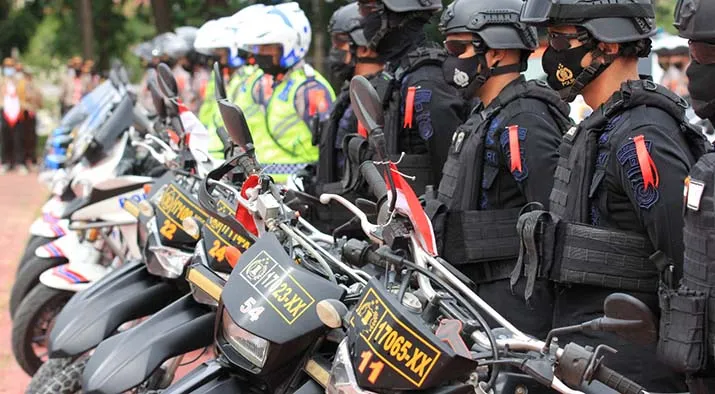 Ilustrasi polisi, pengamanan