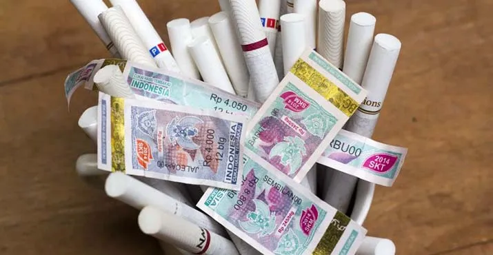 Ilustrasi cukai rokok
