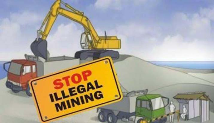 Ilegal Mining ilustrasi