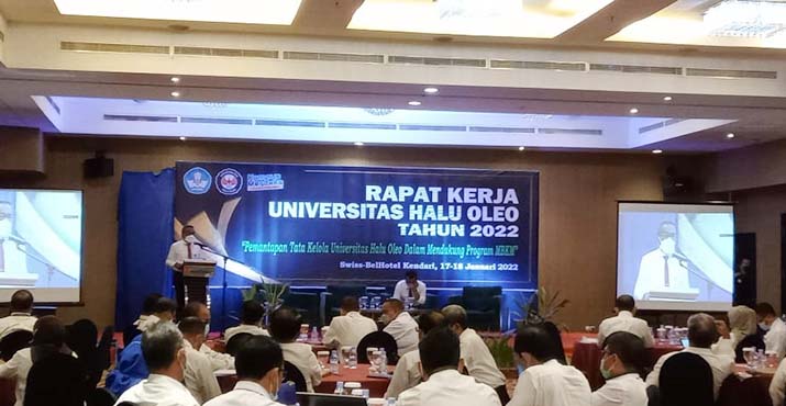 Universitas Halu Oleo Rapat Kerja Tahun 2022