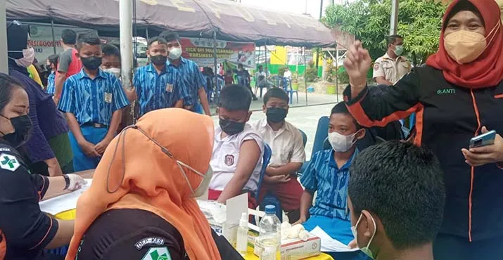1.205 Anak di Kendari Sudah Vaksinasi