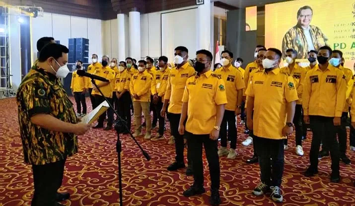 Ketua AMPG Pusat Kukuhkan PD AMPG Sultra Periode 2021-2026