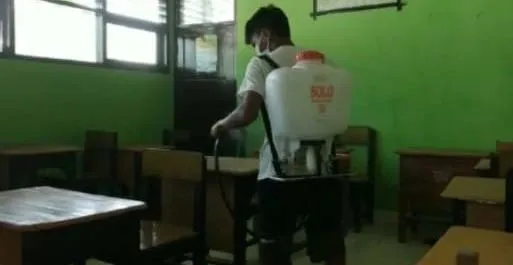 SMA Negeri 7 Kendari Tutup Tiga Hari, Kelas Disterilisasi