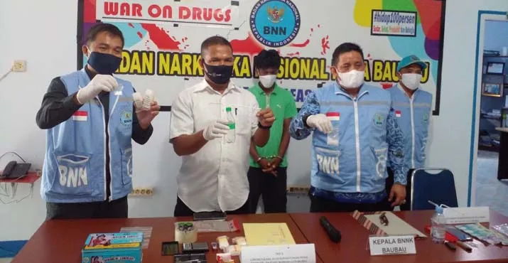 BNN Baubau Bekuk Penjual Ikan, Miliki 12,24 Gram Sabu