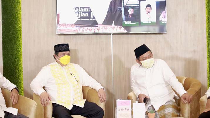 Airlangga Hartarto Puji Sistem Pendidikan yang Diterapkan Ponpes Bumi Shalawat