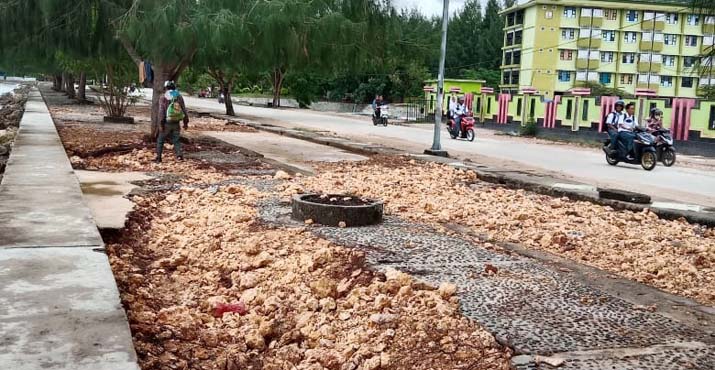 Diterpa Cuaca Buruk, Kerugian di Pasar Wameo Ditaksir Rp300 Juta