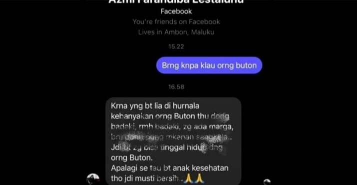 Viral Dugaan Hina Etnis Buton, Mahasiswi Ambon Dipolisikan