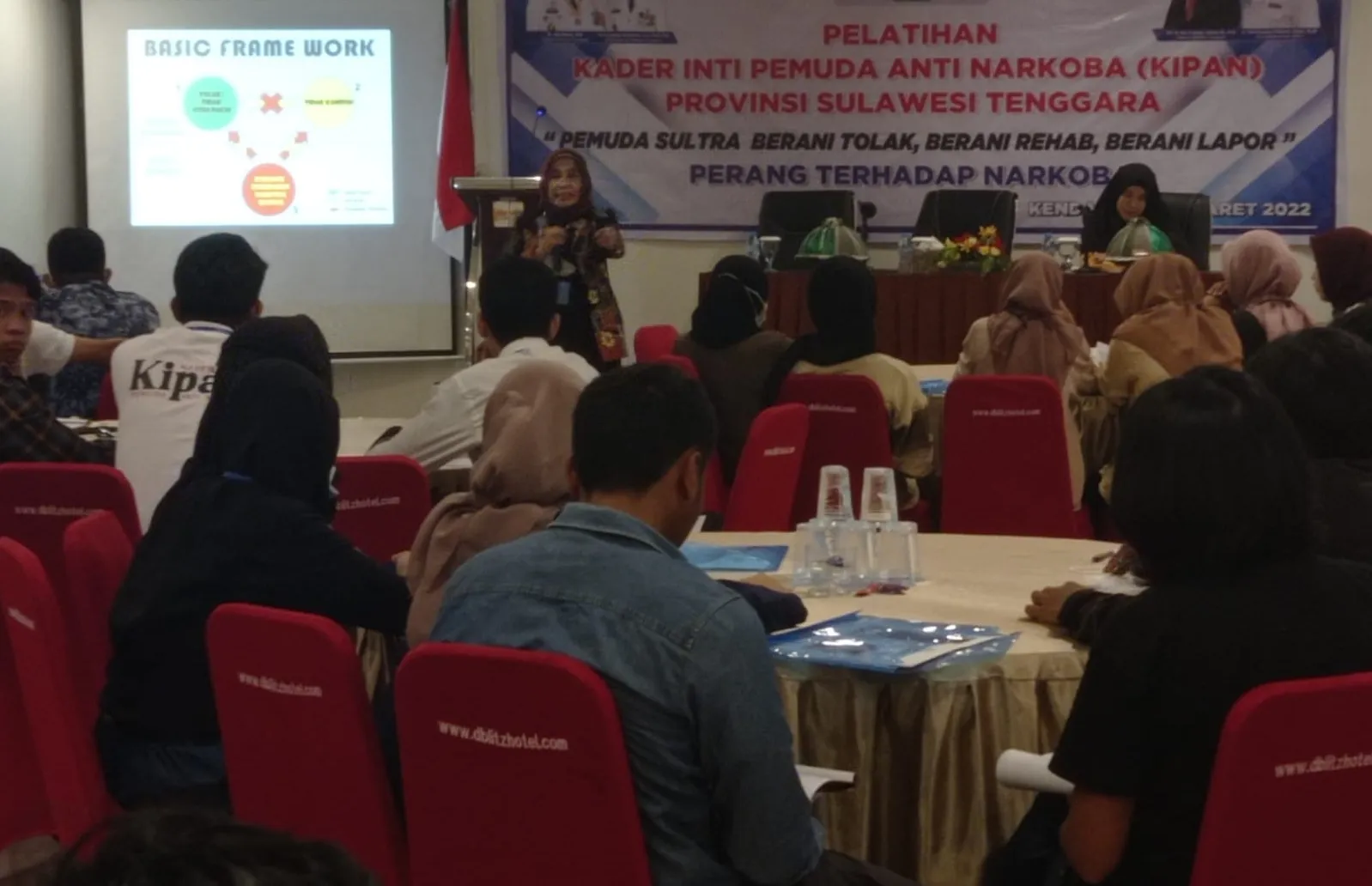 BNNP Sultra Gelar Pelatihan Kader Inti Pemuda Anti Narkoba KIPAN