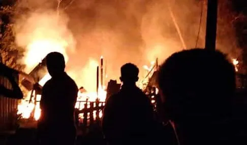 Rumah Panggung Milik Mahasiswa Yatim, Ludes Dilalap si Jago Merah
