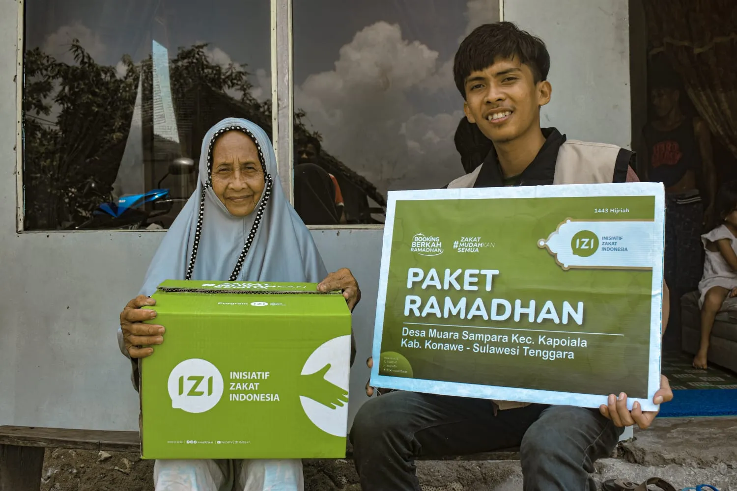 Jelang Ramadan, IZI Sultra Salurkan Bantuan Sembako untuk Warga Kurang Mampu di Konawe