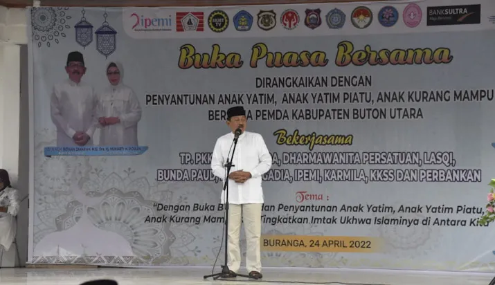 Ketua DPRD Sultra Safari Ramadan ke Butur, Bupati Ridwan Zakarian Sampaikan Hal ini