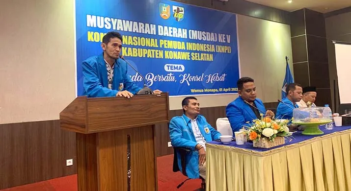 Eks Komisioner KPU Nakhodai KNPI Konsel Versi Haris Pratama