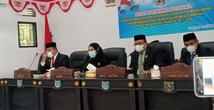 DPRD Mubar Resmi Umumkan Akhir Masa Jabatan Bupati Achmad Lamani
