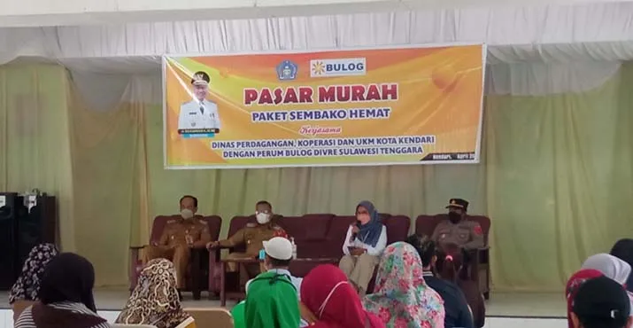 Pasar Murah, Pemkot Kendari Gandeng Bulog