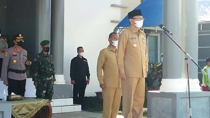 Pimpin Apel Gelar Pasukan Operasi Ketupat 2022, Bupati Butur Paparkan Hal Ini