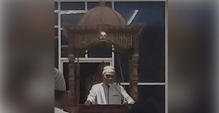 Penceramah subuh di Masjid Al-Alam Kendari, KH Ryha Madi.