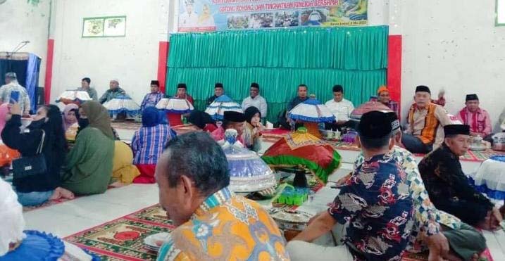 Tradisi Foma-foma'a, Warga Desa Baruta Lestari Silaturahmi, Tersedia 96 Talang Makanan