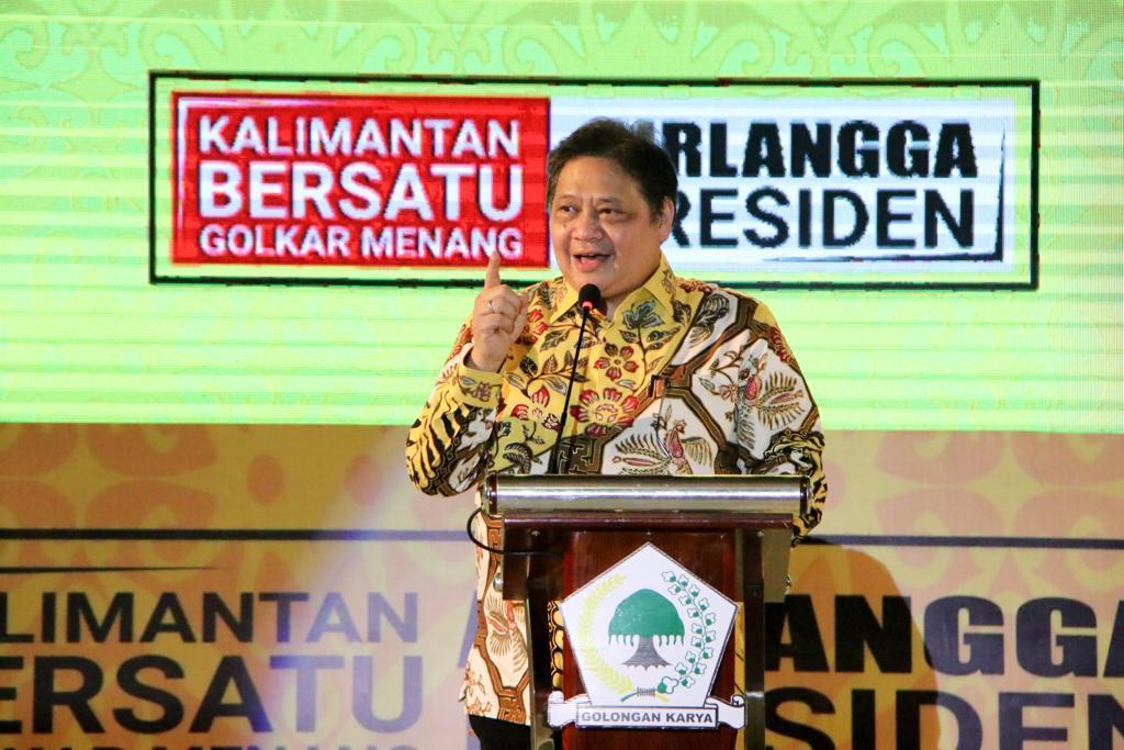 Pimpin Deklarasi KIB Kalimantan, Airlangga Instruksikan Kader Sukseskan Pembangunan IKN