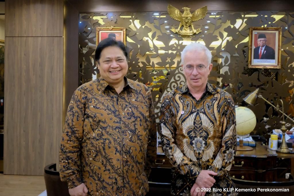 Bertemu Menko Airlangga, Direktur Eksekutif Global Fund Jajaki Peluang Kerja Sama dengan Indonesia
